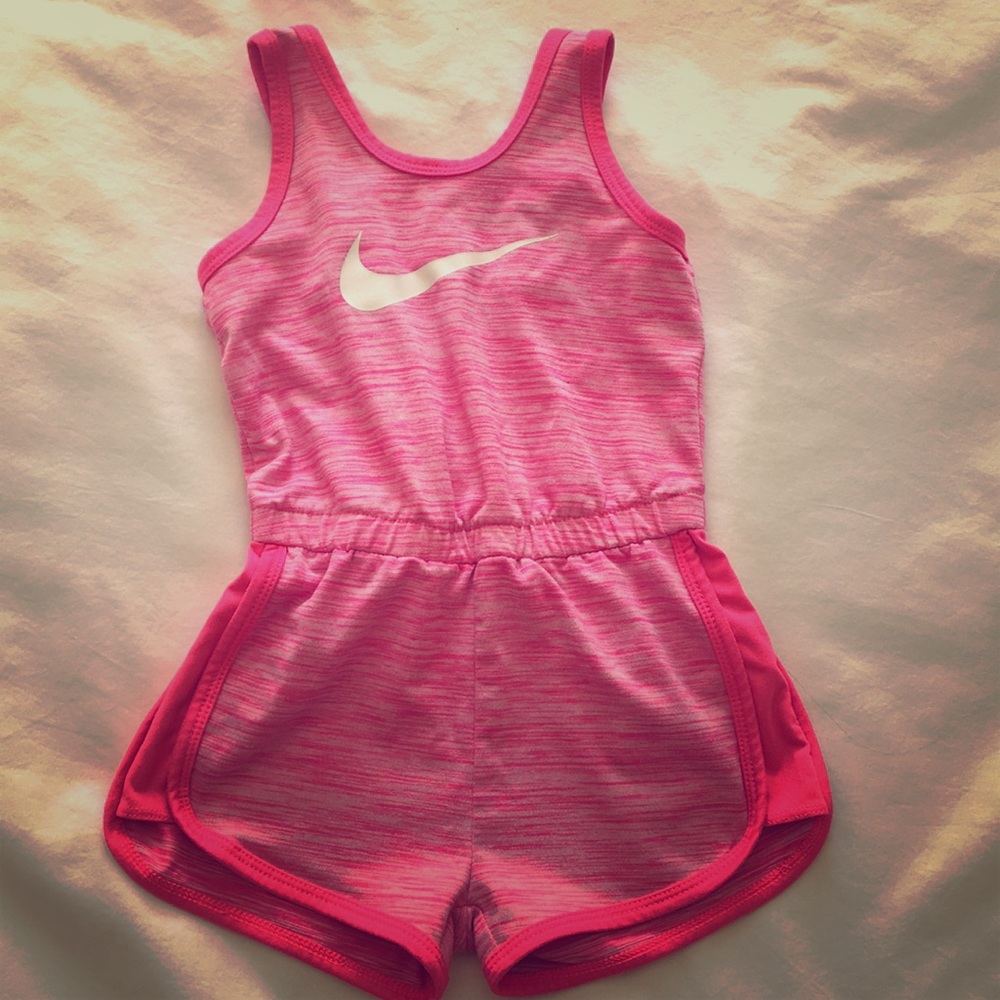 Nike Girls Pink Romper